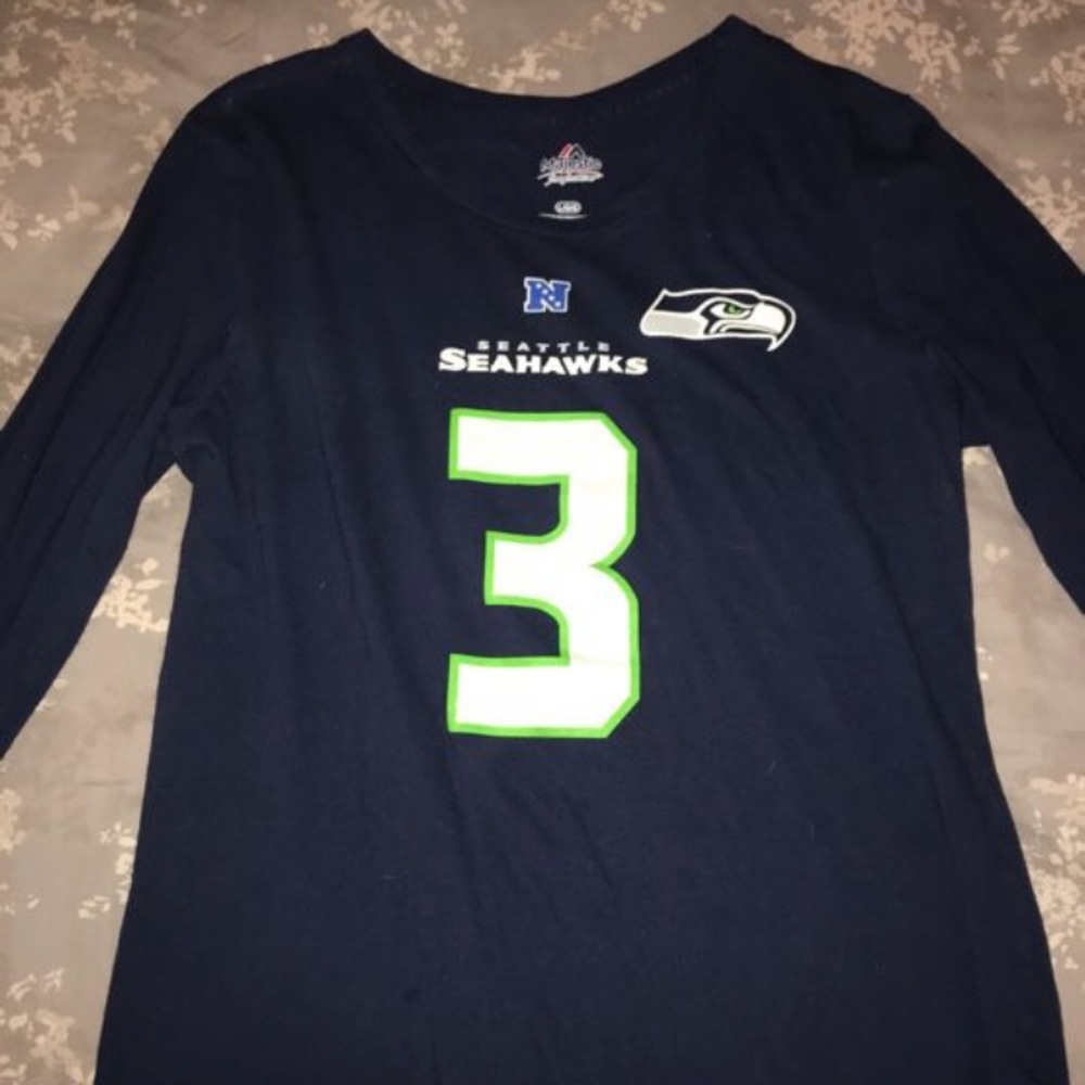 Seahawks Wilson long sleeve shirt